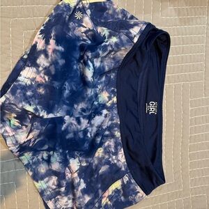 Athleta Girl Navy and Olive Shorts